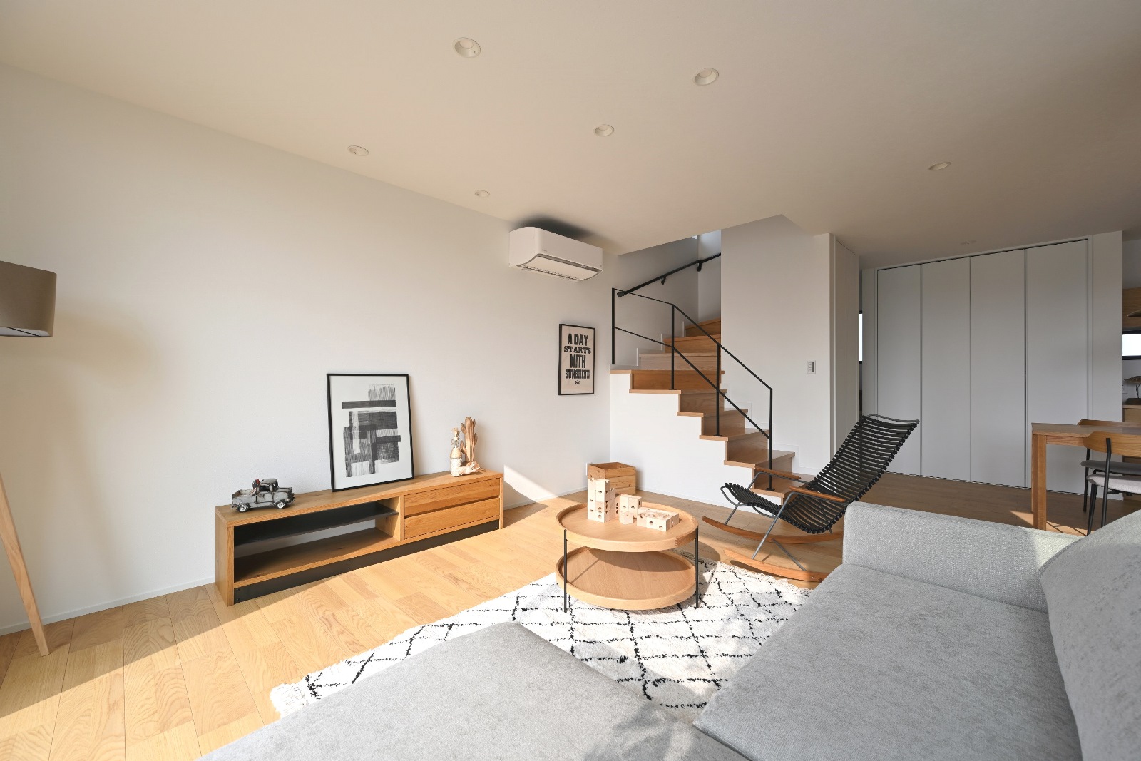 ビルトインガレージのある家